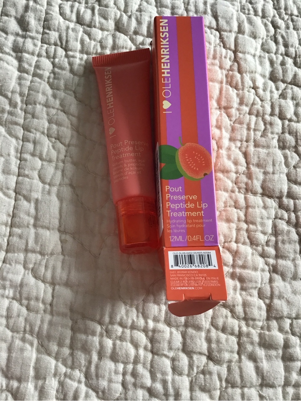 New Ole Henriksen Grenada Guava Pout Preserve Peptide Lip Treatment